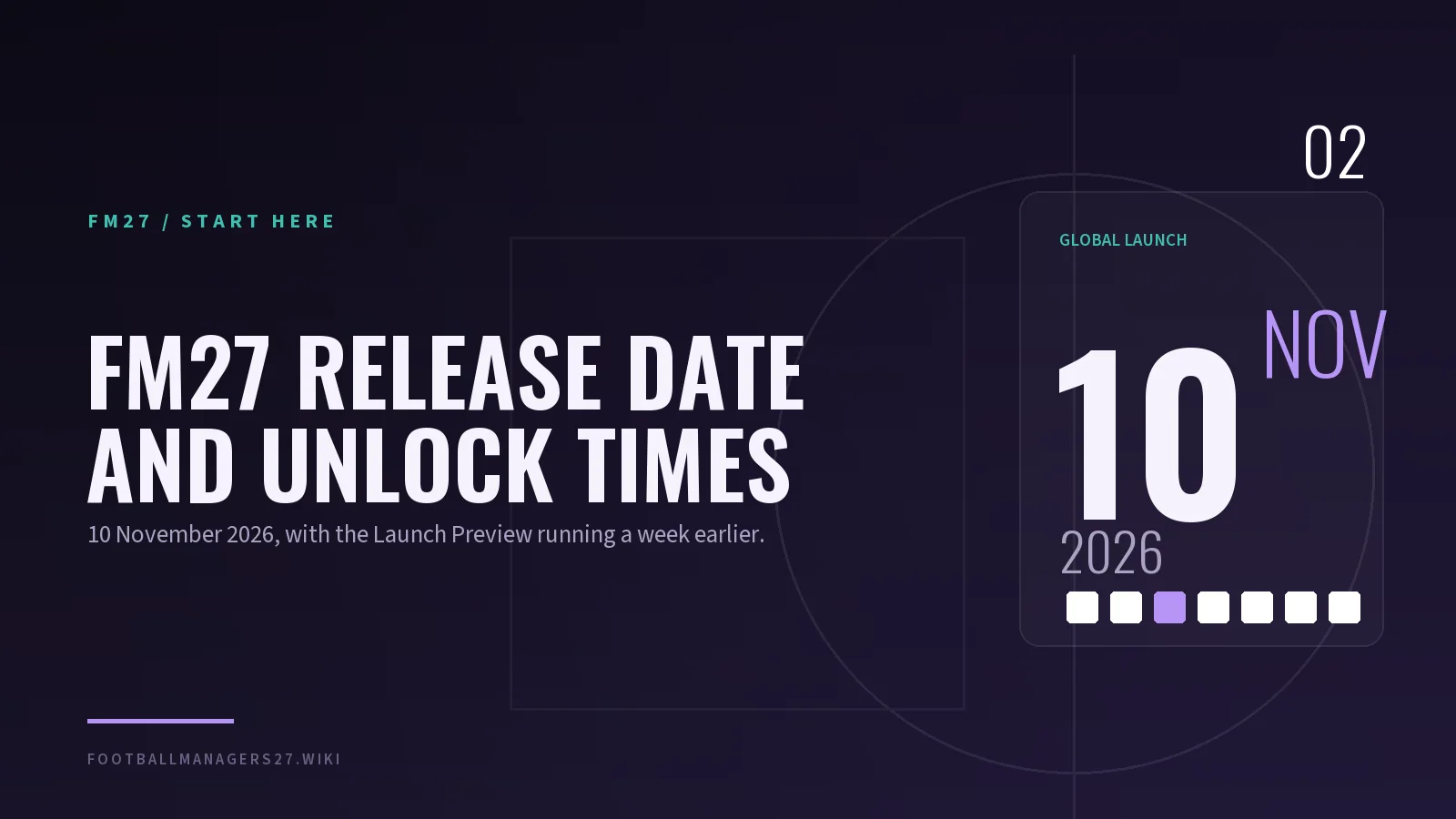 FM27 release date and unlock times