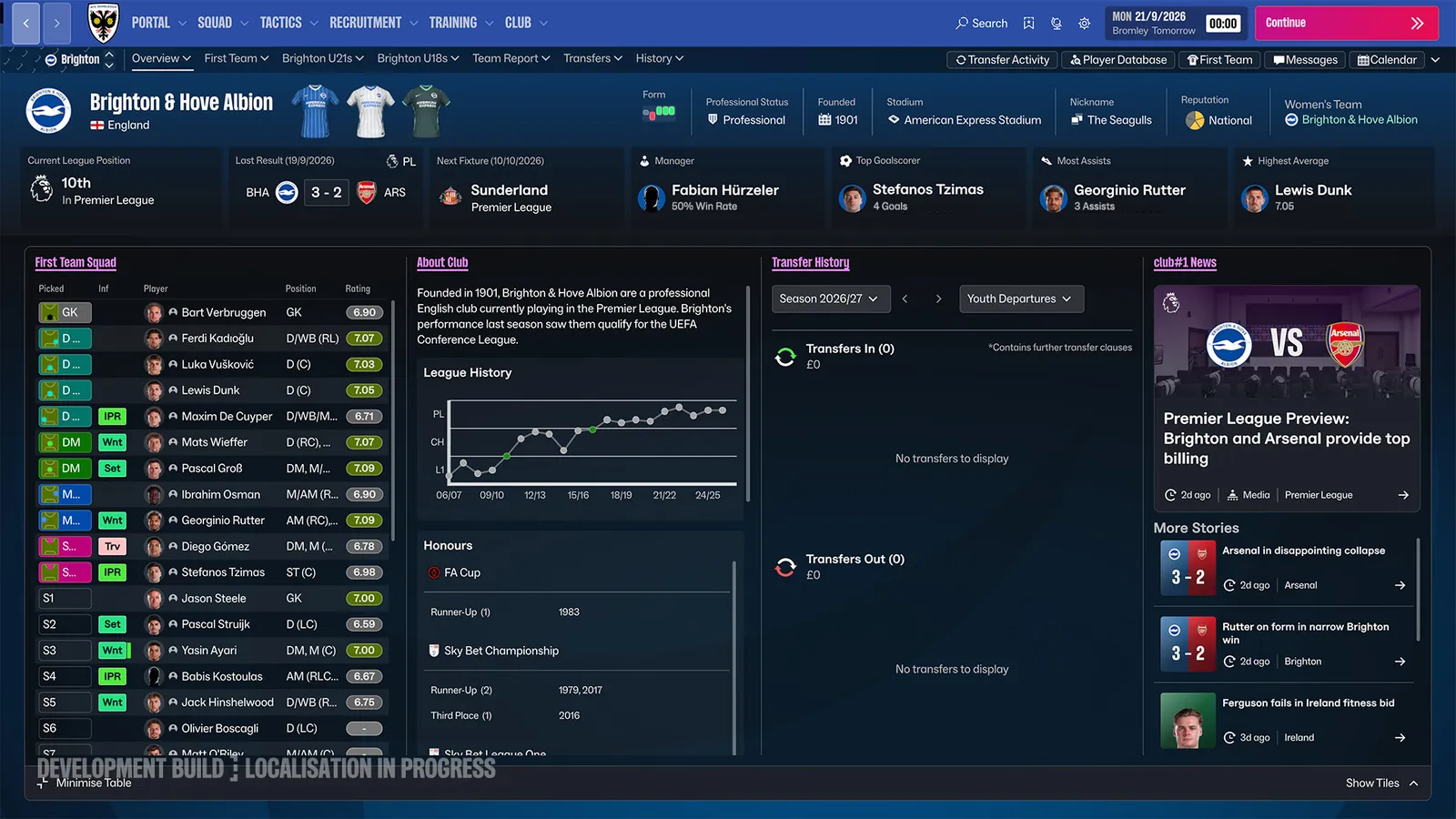 Setting up a tactic in FM27